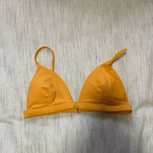 Hollister Yellow Triangle Bikini Top